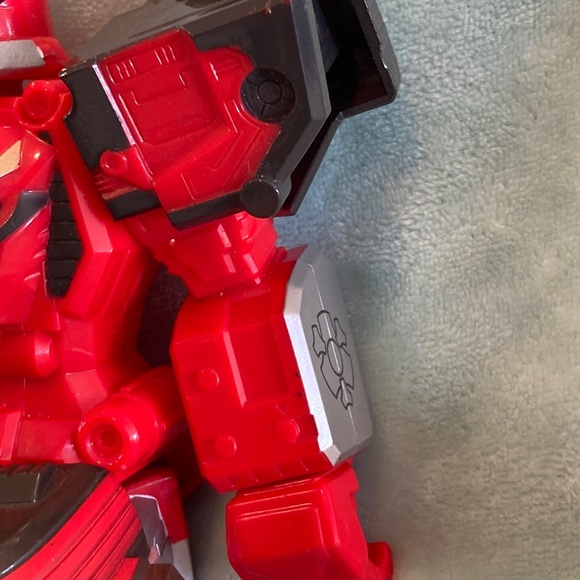 Power Rangers Red Beast Racer Zord Megazord Morphers Action Figure Toy 2018 Hasb - Picture 4 of 7